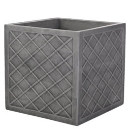 Sankey Large Lazio Square Plastic Planter(W)39.5Cm - thumbnail 1