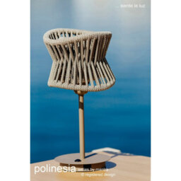 Luminosa Lighting Luminosa Polinesia 19Cm Table Lamp, 1 X E27, Ip20, Beige Oscu - thumbnail 3