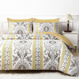 Lazzaro Double Brushed Microfibre King Duvet Cover Set Ultrasoft Durable Easy Care With Zipper Closure - thumbnail 3