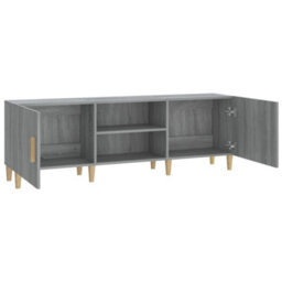 Walplus Tv Cabinet Grey Sonoma 150X30X50 Cm Engineered Wood - thumbnail 6