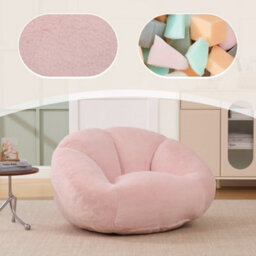 Abrihome Bean Bag Chair, Shell-Shaped Bean Bag Couch For Adults, Giant Bean Sofa With High-Rebound Memory Foam, Big Sofa For Reading - thumbnail 2
