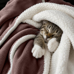 Moonlight Bedding Sherpa Fleece Throw Blanket Coffee King Soft Thick & Fluffy Reversible Throw For Sofa, Bed & Travel Blanket - thumbnail 2