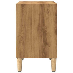Berkfield Bedside Cabinet Artisan Oak 40X30X50 Cm Engineered Wood - thumbnail 5