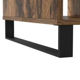 Berkfield Sturdy Coffee Table Smoked Oak 104X60X35 Cm Engineered Wood - thumbnail 8