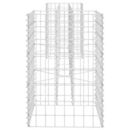 Berkfield H-Shaped Gabion Planter Steel Wire 260X40X60 Cm - thumbnail 4