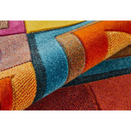 Multi Geometric Easy To Clean Modern Rug For Dining Room-200Cm X 290Cm - thumbnail 3
