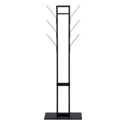 Furniture To Go Vinson Coat Hanger, Frame And Base Matt Black Powder Coated Steel, 56X28X165 Cm - thumbnail 2
