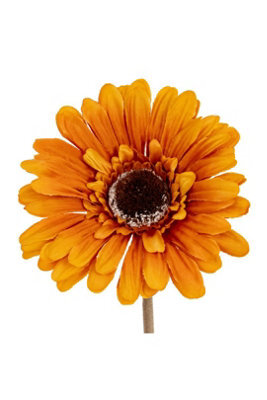 Soft Yellow Gerbera Stem Realistic Artificial Flower For Elegant Arrangements - image 1