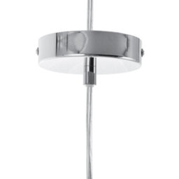 Beliani Pendant Lamp - Amber-Tinted Hand-Finished Glass Globe, Gold Finish, 120Cm Drop - thumbnail 7
