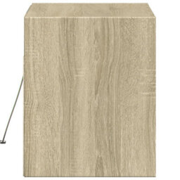 Berkfield Durable Tv Wall Cabinet With Led Lights Sonoma Oak 80X31X35 Cm - thumbnail 7