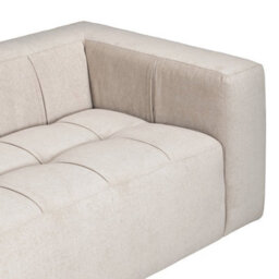 Wyld Haus Tibet Cosy 3-Seater Sofa In Natural Linen Fabric - thumbnail 5