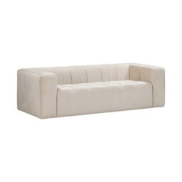 Wyld Haus Tibet Cosy 3-Seater Sofa In Natural Linen Fabric - thumbnail 3