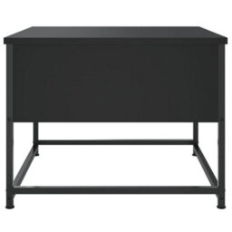 Berkfield Stylish Coffee Table Black 51X51X40 Cm Engineered Wood - thumbnail 7