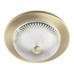 Happy Homewares Modern Bathroom Ceiling Light Fitting With Clear Diamond Effect Glass - thumbnail 4