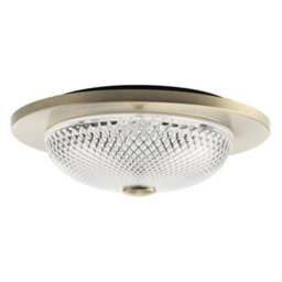 Happy Homewares Modern Bathroom Ceiling Light Fitting With Clear Diamond Effect Glass - thumbnail 6