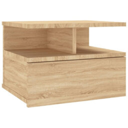 Vidaxl Floating Nightstands 2 Pcs Sonoma Oak 40X31X27Cm Engineered Wood - thumbnail 4