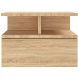 Vidaxl Floating Nightstands 2 Pcs Sonoma Oak 40X31X27Cm Engineered Wood - thumbnail 5