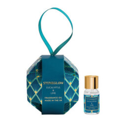 Stoneglow Candles Seasonal Fragrance Oil Bauble - Eucalyptus & Lime - thumbnail 2