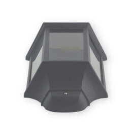 Edit Coastal Riviera Half Lantern Outdoor Wall Light Anthracite - thumbnail 5