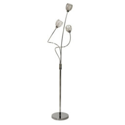 Pagazzi Lighting Pagazzi Isha 3 Light Silver Floor Lamp - thumbnail 6