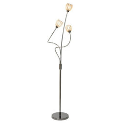 Pagazzi Lighting Pagazzi Isha 3 Light Silver Floor Lamp - thumbnail 4