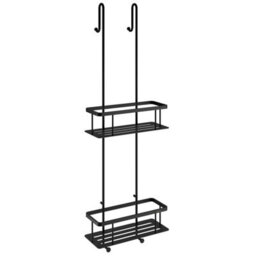 Smedbo Two Tiered Shower Basket Double Soap Caddy /w Hanging Hooks - thumbnail 1