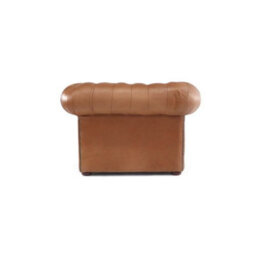 Chesterfield Handmade Low Back Club Armchair Old English Tan Real Leather In Classic Style - thumbnail 9