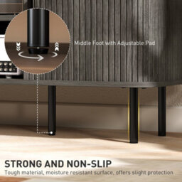 Homcom Tv Unit For Living Room, Tv Stand, Grey - thumbnail 7