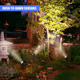 Geezy Solar Garden Spot Lights Led Outdoor Waterproof Adjustable Head Dawn-To-Dusk X2 - thumbnail 8
