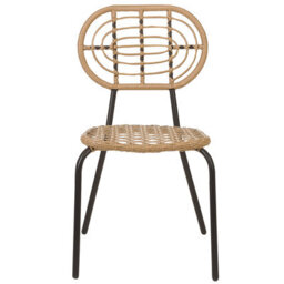 Beliani Set Of 8 Chairs Pratello Pe Rattan Natural - thumbnail 6