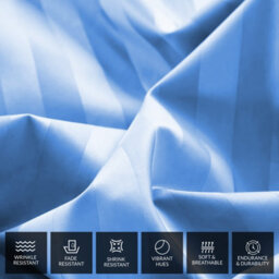 Pamposh Pack Of 2 Premium Reversible Super King Duvet Covers With Zip Closure, Corner Ties & Matching Pillows Soft Easy Care Bedding - thumbnail 3