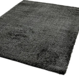 Furniturebox Uk Selby Charcoal Grey Shaggy Rug 120X170 - thumbnail 3