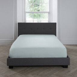 Serene Plain Dyed Soft Touch 32Cm Green Fitted Bed Sheet - thumbnail 2