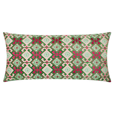 Paoletti Laurel Embroidered Velvet Feather Rich Cushion - image 1