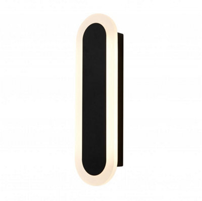 Zink Zn-44553-Blk Ren Outdoor Ip65 10W Led Cct 30Cm Linear Wall Light In A Black Finish - image 1