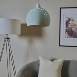 Valuelights Arco Blue Dome Ceiling Shade And Bulb (D)20Cm - thumbnail 2