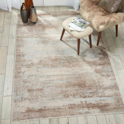 Beige Modern Luxurious Abstract Jute Latex Backing Easy To Clean Rug For Living Room Bedroom And Dining Room-160Cm (Circle) - thumbnail 2