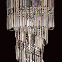 Luminosa Lighting Luminosa Toronto 14 Light Polished Chrome Clear Crystal Flush Fitting - thumbnail 2