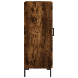 Berkfield Modern Sideboard Smoked Oak 34.5X34X90 Cm Engineered Wood - thumbnail 7