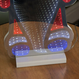 Samuel Alexander 40Cm Light Up Standing Gnome Christmas Infinity Decoration On Wooden Base With Leds - thumbnail 7