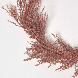 Homescapes Glitter Rose Gold Christmas Wreath - thumbnail 2