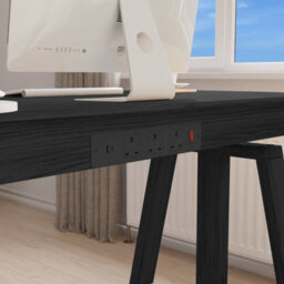 Koble Nora Sit Stand Desk Black. Dual Motor, Wireless Charging - thumbnail 5