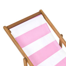 Beliani Set Of 2 Sun Lounger Replacement Fabrics Anzio/avellino 113 X 44 Cm Pink - thumbnail 5