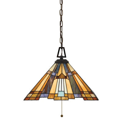 Elegant 3 Bulb Ceiling Pendant Light In Valiant Bronze - Led E27 Fitting