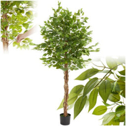 Tectake Artificial Plant - Detailed And Lifelike, Ficus Tree, Low-Maintenance 180 Cm - thumbnail 1