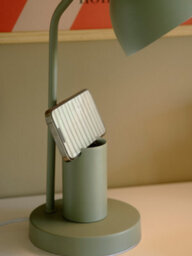 Nordlux Devone Metal Table Lamp Pen & Phone Holder  Green,mains - thumbnail 7