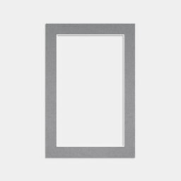 Ak Frames 12X8 Mid Grey Picture Mounts To Fit 10X6 Aperture Size - Mount Board Only (No Frame Included) - thumbnail 1