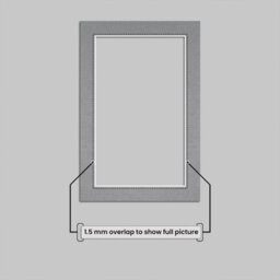Ak Frames 12X8 Mid Grey Picture Mounts To Fit 10X6 Aperture Size - Mount Board Only (No Frame Included) - thumbnail 4