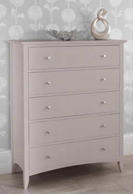 Statement Furniture Edward Hopper Truffle 5 Drawer Chest Of Drawers - image 1