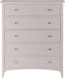 Statement Furniture Edward Hopper Truffle 5 Drawer Chest Of Drawers - thumbnail 2